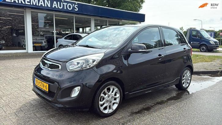 Kia Picanto 1.2 CVVT Comfort Pack AUTOMAAT Blackline Huurkoo, Auto's, Kia, Bedrijf, Te koop, Picanto, ABS, Airbags, Airconditioning