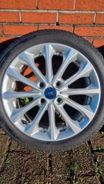 Ford Fiesta 16 lm velgen 195 45 16 Winterbanden  4x108 TPMS, Auto-onderdelen, Banden en Velgen, Ophalen, 16 inch, Winterbanden
