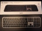 Toetsenbord Logitech MX Keys S for Mac QWERTY Black, Computers en Software, Toetsenborden, Ophalen, Zo goed als nieuw, Draadloos