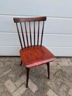 Vintage Mid Century houten spiraal stoel, Ophalen, Gebruikt, Bruin, ?