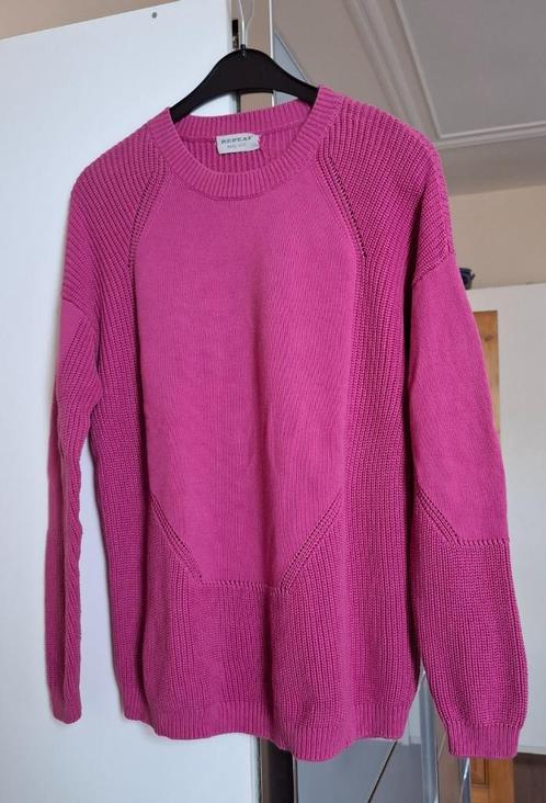 Repeat, Kleding | Dames, Truien en Vesten, Zo goed als nieuw, Maat 38/40 (M), Roze, Verzenden