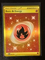 Pokemon Fire Energy Gold - Obsidian Flames 230/197, Ophalen of Verzenden, Zo goed als nieuw, Losse kaart, Foil
