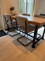 Eettafel, Huis en Inrichting, Tafels | Eettafels, Ophalen, Gebruikt, 100 tot 150 cm, Eikenhout