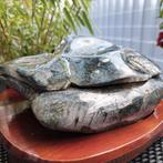 Agaat geode/ noot met Amethyst en display, Verzamelen, Mineralen en Fossielen, Ophalen of Verzenden, Mineraal