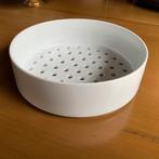 Bodum stoom schaal wit  vergiet, Nieuw, Ophalen of Verzenden, Schaal of Schalen, Overige stijlen