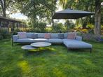 Tribù Natal Alu loungeset bank + Tribù salontafels high-end, Ophalen of Verzenden, Zo goed als nieuw, Aluminium, Bank