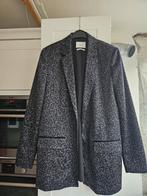 Satijnglans blazer van yaya, donkerblauw, mt 38, getailleerd, Maat 38/40 (M), Zwart, Ophalen of Verzenden, Zo goed als nieuw
