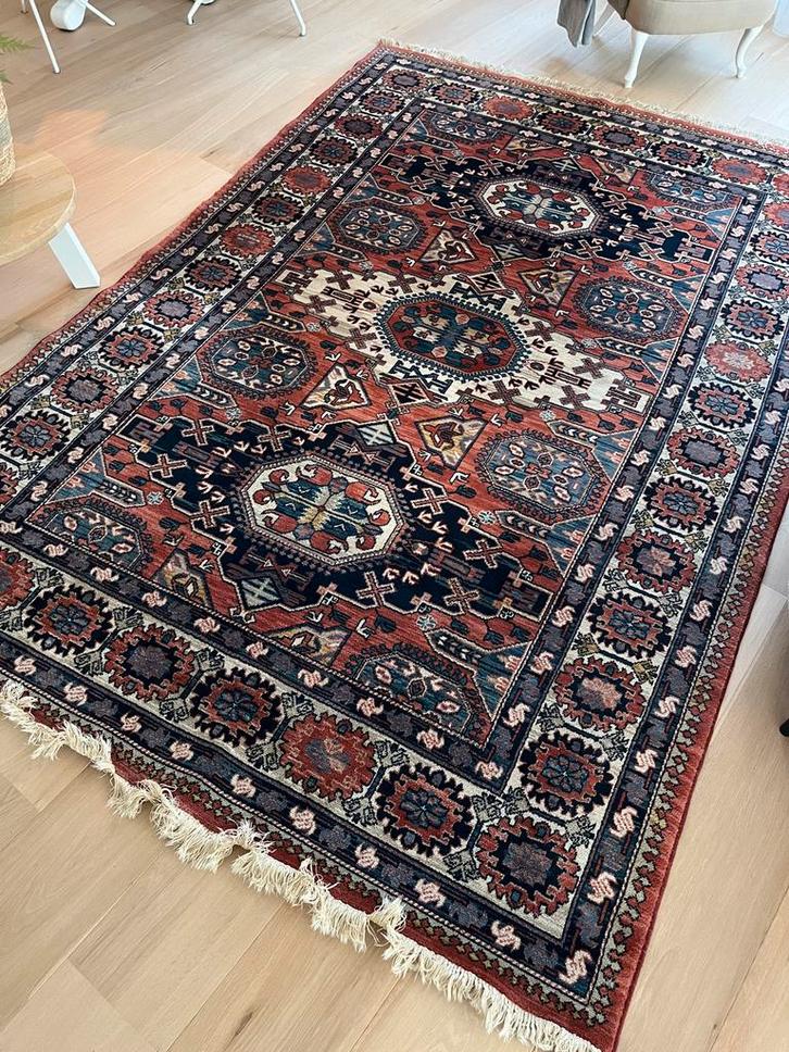 Wollen Louis de Poortere vloerkleed, 197 x 292 cm, Huis en Inrichting, Stoffering | Tapijten en Kleden, Gebruikt, 150 tot 200 cm