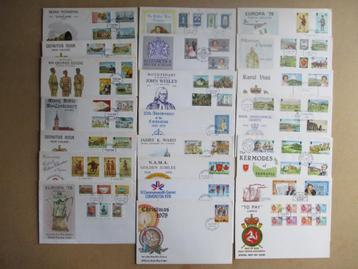 FDC Eiland Man, Guernsey en Jersey, 28 enveloppen beschikbaar voor biedingen