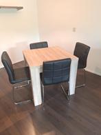 Dining Room Table with Chairs, Ophalen, 100 tot 150 cm, 50 tot 100 cm, Zo goed als nieuw