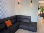 Hoekbank, zwart, Ophalen, 250 tot 300 cm, Hoekbank, Zo goed als nieuw