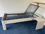 Elektrisch verstelbare auping auronde 1 persoonsbed zijtafel, Huis en Inrichting, Slaapkamer | Bedden, Ophalen, 90 cm, Eenpersoons