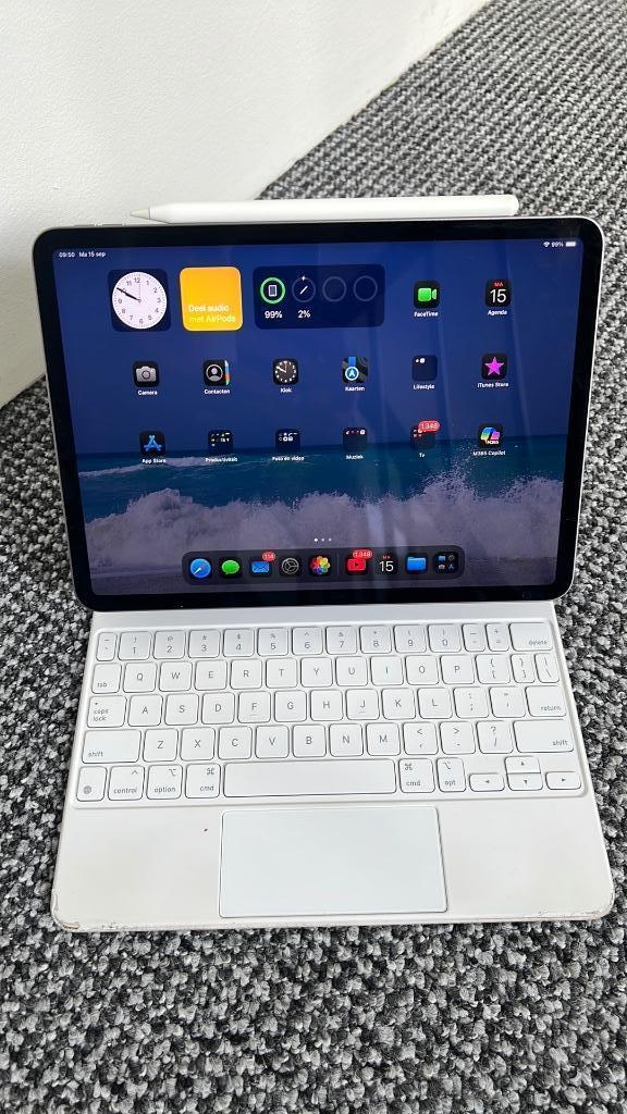 Apple iPad Pro 11-inch (4e generatie, 2023) met 512 GB., Computers en Software, Apple iPads, Zo goed als nieuw, Apple iPad, Wi-Fi