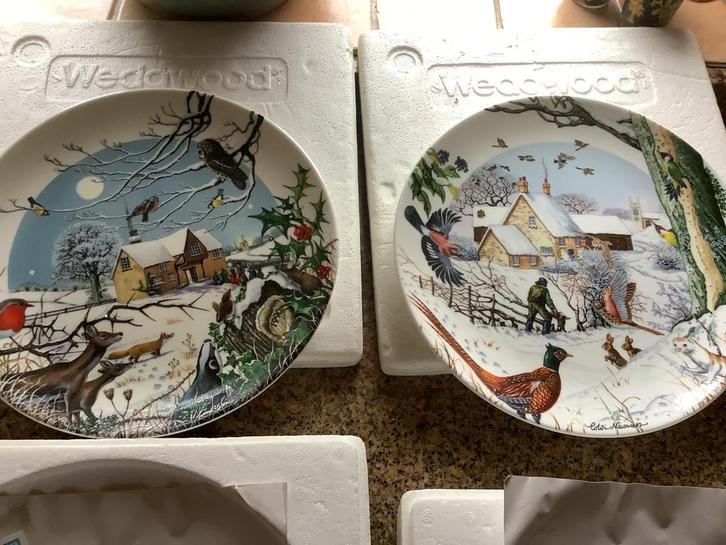 Kerstborden Wedgwood, Huis en Inrichting, Woonaccessoires | Onderzetters, Nieuw, Bord, Ophalen of Verzenden