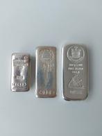 Zilveren baartjes 2 x 250 gram 1 x 500 gram, Postzegels en Munten, Edelmetalen en Baren, Ophalen of Verzenden, Zilver
