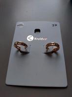 Leuke oorbellen met zirconia steentjes, nieuw, Sieraden, Tassen en Uiterlijk, Ophalen of Verzenden, Nieuw, Goud
