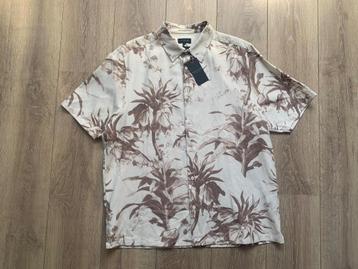 Ted Baker overhemd shirt NIEUW beige taupe bruin= XXL/54 beschikbaar voor biedingen