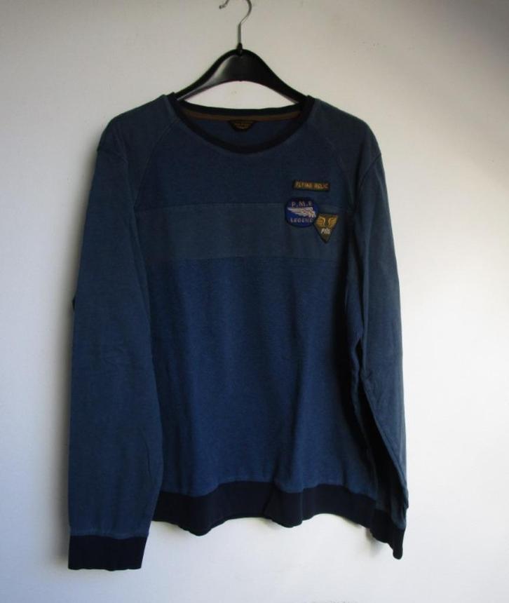 Nr.115: Trui van PME legend maat XXXL Blauw Baseball, Kleding | Heren, Truien en Vesten, Zo goed als nieuw, Overige maten, Blauw