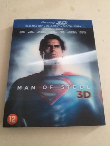 Man of Steel 3D Bluray + 2D Bluray  beschikbaar voor biedingen