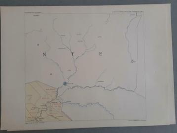 B023 / Plattegrond Marke N-Overijssel & Drente litho 1920 beschikbaar voor biedingen