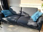 Donkerblauw 2,5 zits bankje, Ophalen, 150 tot 200 cm, Tweepersoons, 75 tot 100 cm