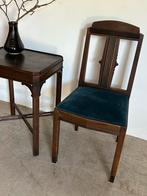 Vintage stoel, Ophalen, Gebruikt, Blauw, Eén