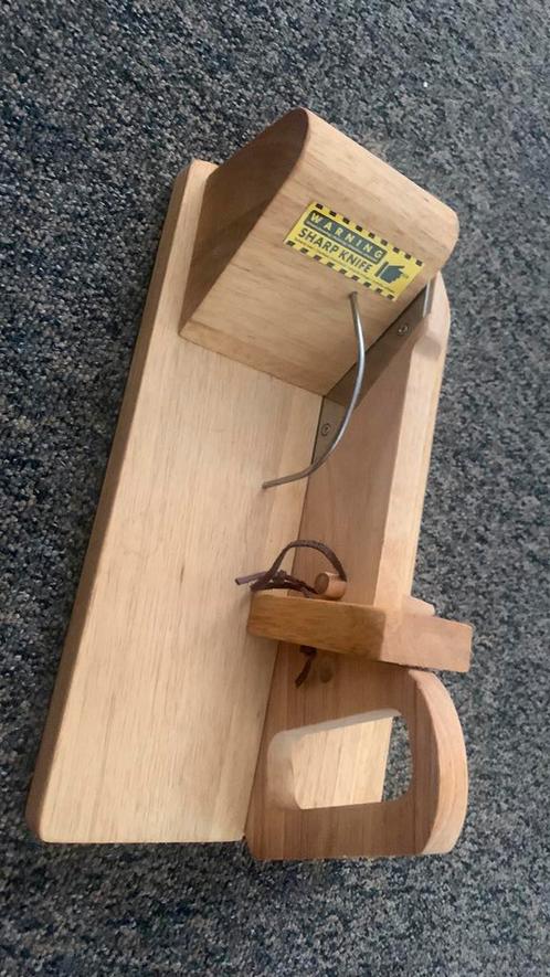 Houten Kaassnijder met Scherp Mes, Huis en Inrichting, Keuken | Keukenbenodigdheden, Zo goed als nieuw, Ophalen of Verzenden