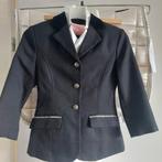 Wedstrijdjasje + plastron mt 128, Ophalen of Verzenden, Gebruikt, Dressuur, Bovenkleding