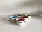 Villeroy en Boch vintage pastel ramekins, Huis en Inrichting, Ophalen, Porselein, Overige stijlen, Schaal of Schalen