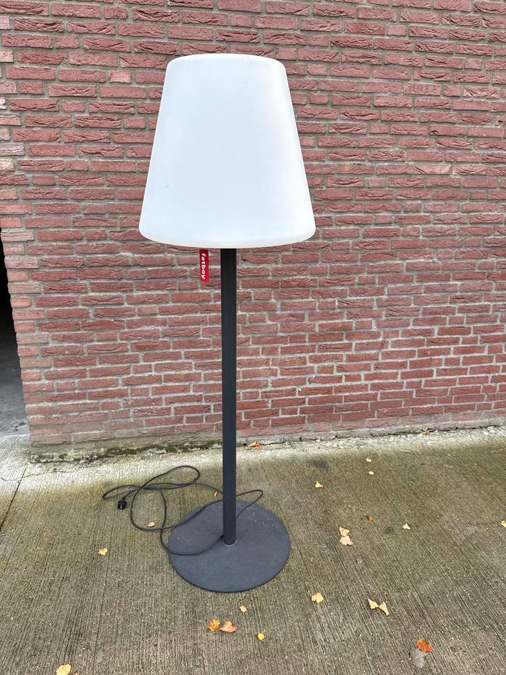 Fatboy Edison the Giant Antraciet, Huis en Inrichting, Lampen | Vloerlampen, Zo goed als nieuw, 150 tot 200 cm, Kunststof, Ophalen