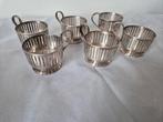 6 Theeglashouders van Douwe Egberts, Antiek en Kunst, Antiek | Goud en Zilver, Ophalen of Verzenden