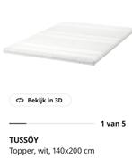 Topper Tussöy - 140x200 cm, Ophalen, Gebruikt, Tweepersoons, 140 cm