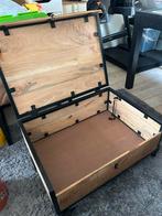 Mangohout Salontafel - 70x55x32 cm, Ophalen, 50 tot 100 cm, Zo goed als nieuw, Minder dan 50 cm