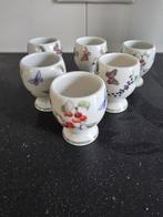 6 Eierdopjes fruit & flowers janneke brinkman, Huis en Inrichting, Keuken | Servies, Ophalen of Verzenden, Zo goed als nieuw, Overige stijlen