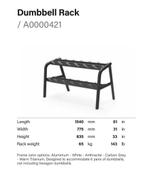 Technogym Dumbbell Rack zwart x2, Ophalen, Gebruikt, Dumbbell