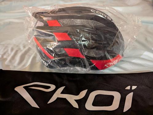EKOI Corsa Light fietshelm | Zwart Rood | S/M, Sport en Fitness, Wielrennen, Nieuw, Helm, Ophalen of Verzenden