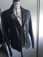 Zwarte leren blazer van Arma, maat 44, Zwart, Maat 42/44 (L), Ophalen of Verzenden, Zo goed als nieuw