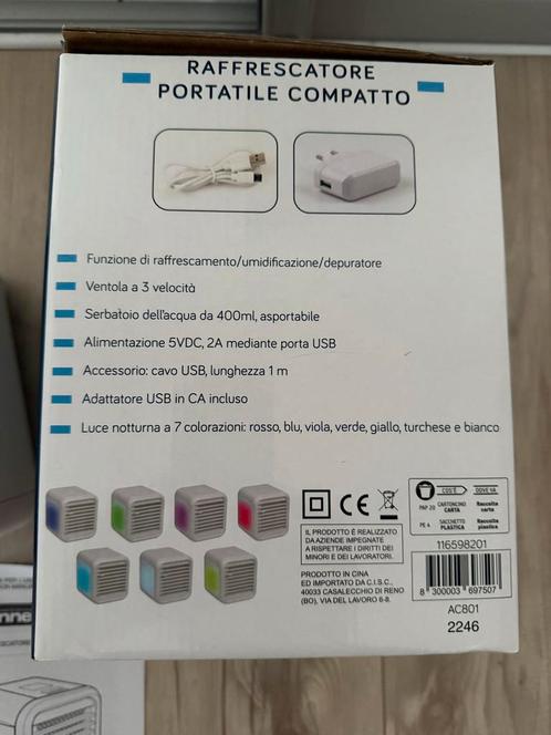 Kennex Draagbare Airco - 2 stuks (in originele doos), Witgoed en Apparatuur, Airco's, Zo goed als nieuw, Mobiele airco, Minder dan 60 m³