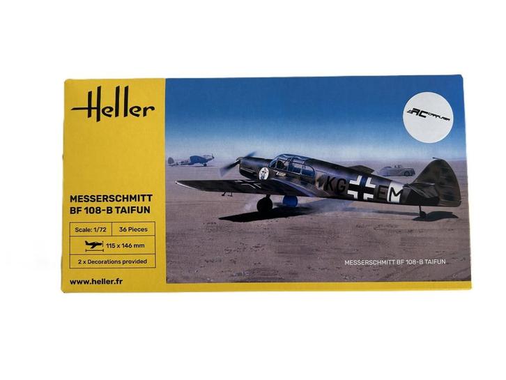 Heller Messerschmitt BF 108-B Taifun HEL-80231, Hobby en Vrije tijd, Modelbouw | Vliegtuigen en Helikopters, Nieuw, 1:72 tot 1:144