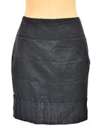 Reiss rok, stroken rokje, Zena, zwart, Mt. M, Maat 38/40 (M), Reiss, Verzenden, Zwart