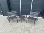 lounge set - Donker grijs, Ophalen of Verzenden, Zo goed als nieuw