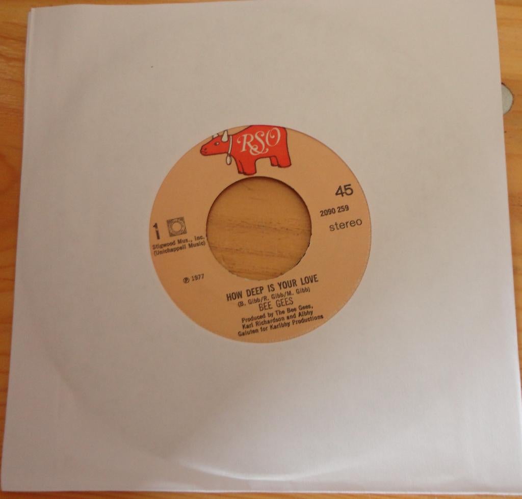 Bee Gees > How deep is your love, Cd's en Dvd's, Vinyl Singles, Gebruikt, 7 inch, Single, Ophalen of Verzenden
