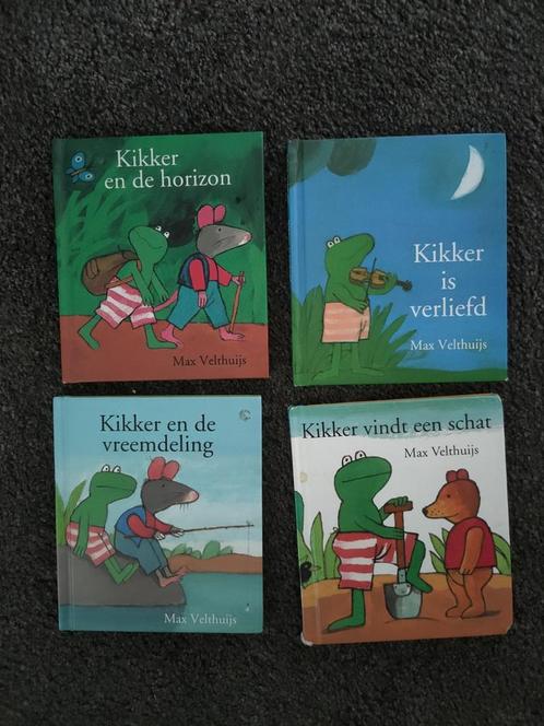 4 Kikker Boekjes - Max Velthuijs, Boeken, Kinderboeken | Jeugd | onder 10 jaar, Gelezen, Fictie algemeen, Ophalen of Verzenden