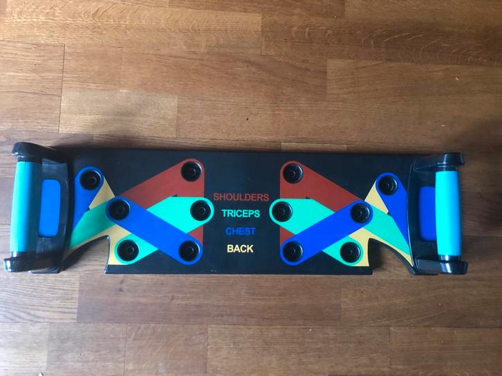 Te koop Merco multifunctioneel oefenbord, Sport en Fitness, Fitnessapparatuur, Zo goed als nieuw, Borst, Metaal, Ophalen of Verzenden