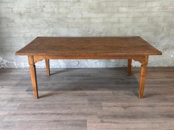 Antieke Franse boerentafel - 195 x 116 cm + 77 cm hoog beschikbaar voor biedingen