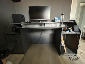 Gamebureau Set Up antraciet 180 cm beschikbaar voor biedingen