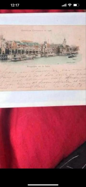 Parijs, La Seine - Antieke Ansichtkaart beschikbaar voor biedingen