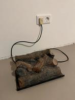 Nep haard - met lamp en effect van wakkerende vlammen, Ophalen of Verzenden, Zo goed als nieuw, Vrijstaande haard, Elektrische haard