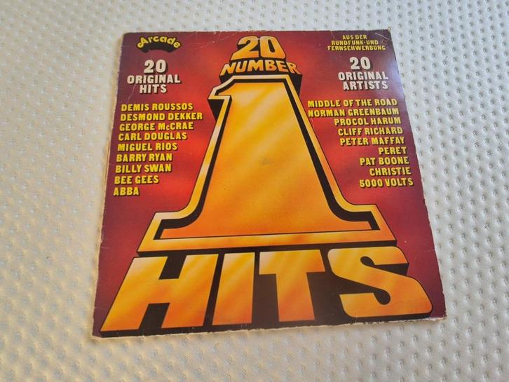 20 number 1 hits, Cd's en Dvd's, Vinyl | Overige Vinyl, Gebruikt, 12 inch, Ophalen of Verzenden