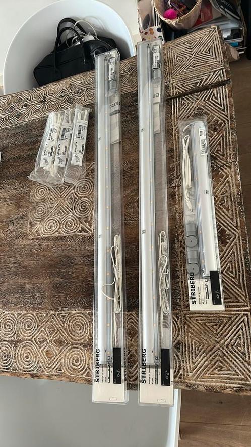 Ikea kast verlichting striberg en ansluta, Huis en Inrichting, Lampen | Spots, Nieuw, Plafondspot of Wandspot, Metaal of Aluminium